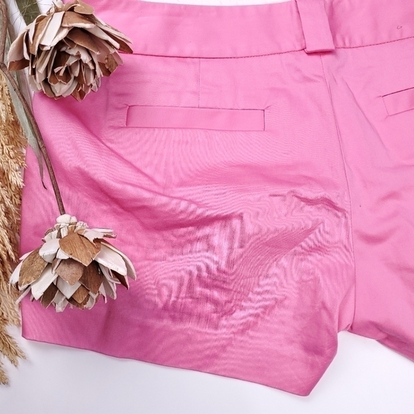 🔴 J. Crew Pink Cotton Side Zip Shorts Sz 10 - Picture 4 of 12